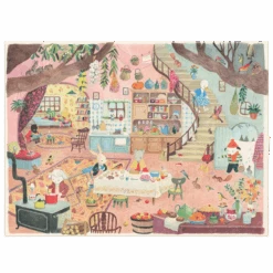Puzzle D'observation A La Maison 100 Pcs La Grande Famille Moulin Roty -Jouets Pour Enfants visuel puzzle la grande famille moulinroty